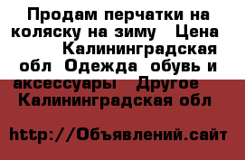 Продам перчатки на коляску на зиму › Цена ­ 200 - Калининградская обл. Одежда, обувь и аксессуары » Другое   . Калининградская обл.